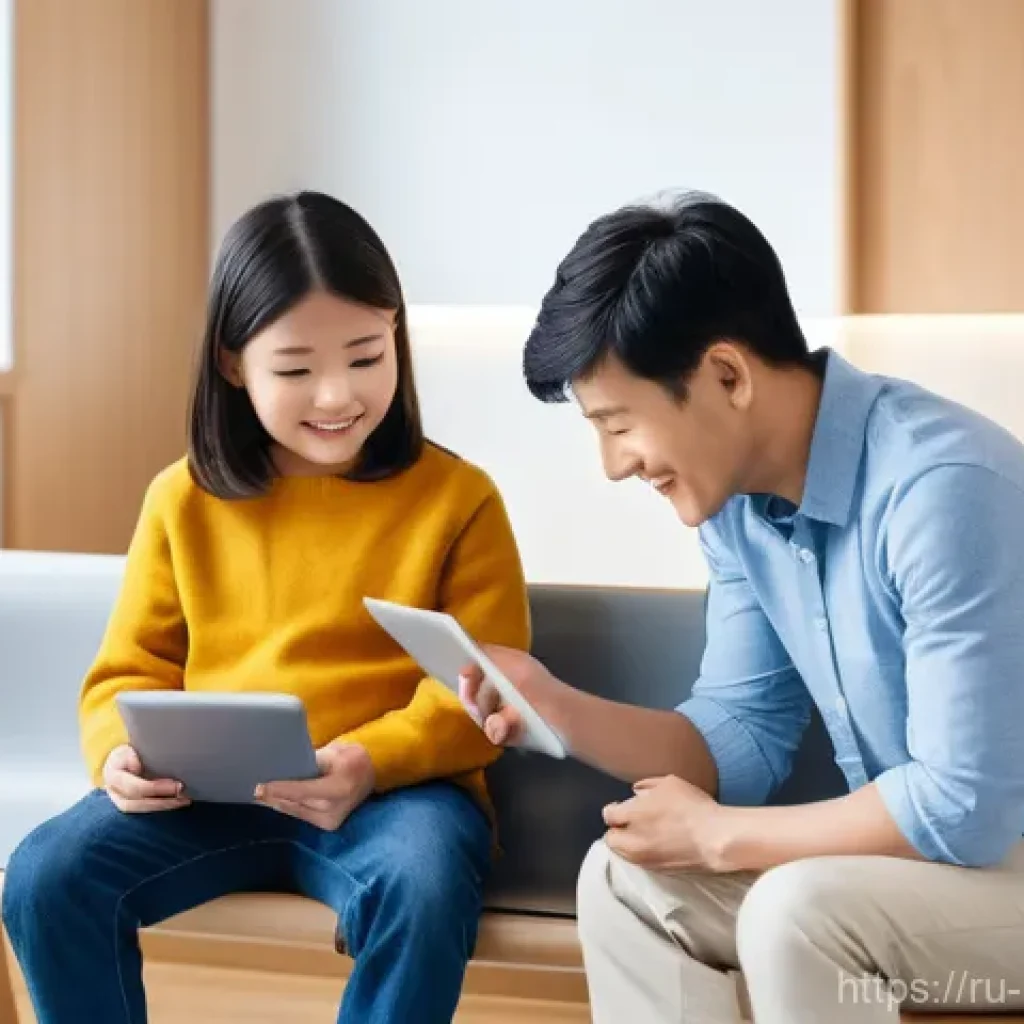 베이비버스 노래 다운로드 방법 - **Prompt:** A tranquil scene inside a clean, modern doctor's waiting room. A young child, aged 3-4, ...