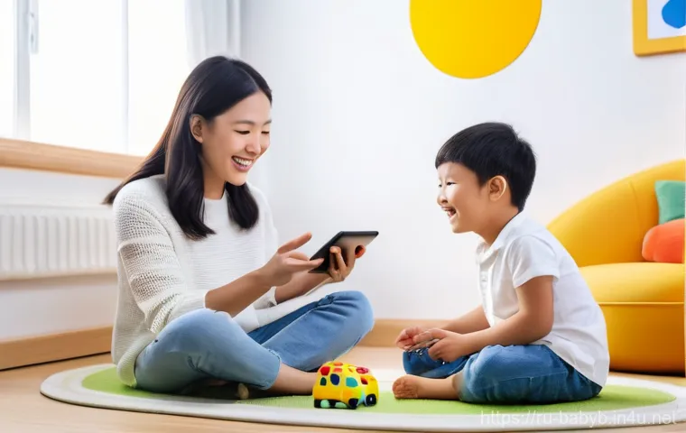 베이비버스 노래 다운로드 방법 - **Prompt:** A cozy, well-lit living room interior. A female parent, in her late 20s or 30s, dressed ... 베이비버스 노래 다운로드 방법 - **Prompt:** A cozy, well-lit living room interior. A female parent, in her late 20s or 30s, dressed ...